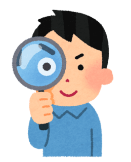 虫眼鏡を持った男の子イラスト-min.png